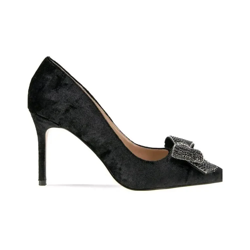 New With Box! Bcbgeneration Bissha-2 Velour Pump With Bling Bow Women's 5.5
